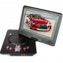 Портативный DVD-плеер SOUPT LX84 с поворотным экраном 10,5" (TV / 3D / Game)
